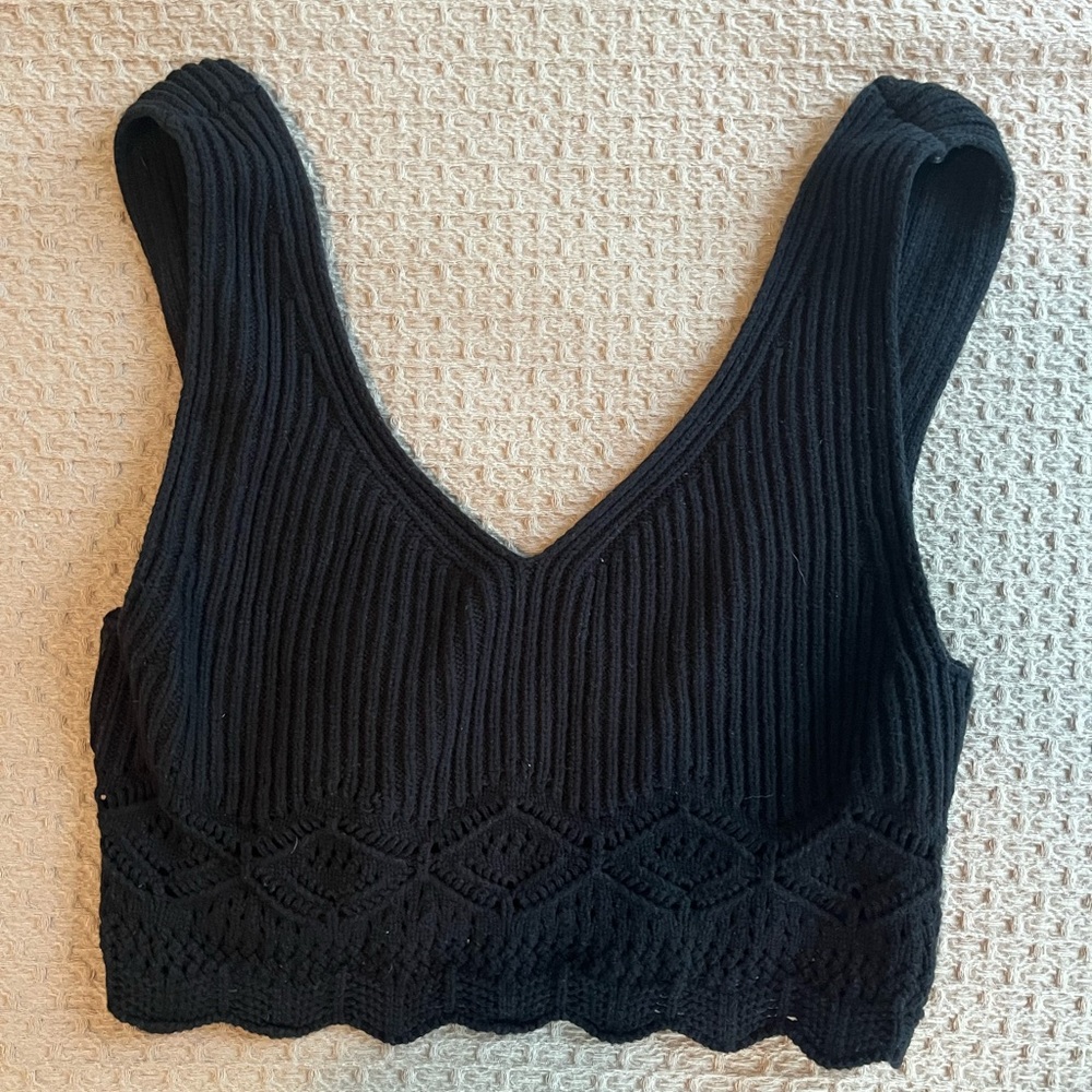 TWO PIECE House of Harlow 1960 x Revolve two piece knit black skirt set